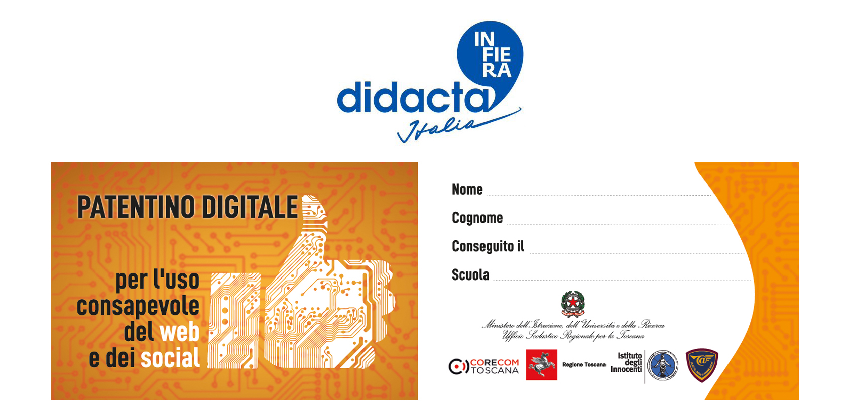 Il patentino digitale a Didacta - venerdì 11 ottobre